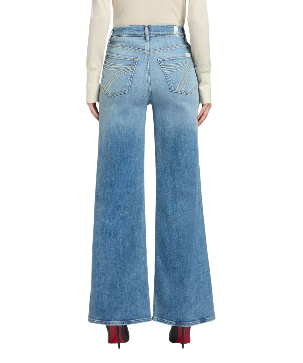 7 For All Mankind Women's Jo Wide Leg Jean - Image 2