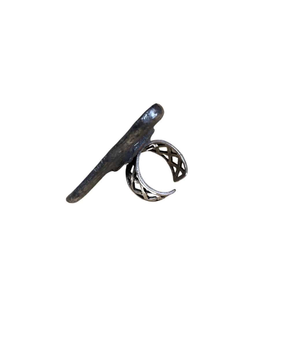 A Rare Bird Women's Slab Stone Ring - Image 4