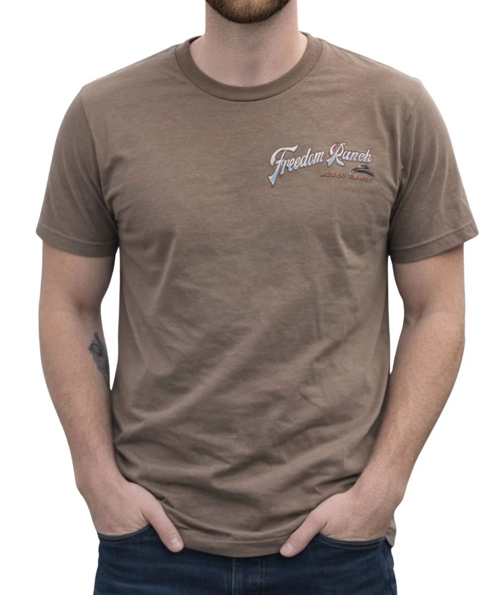 Freedom Ranch Men's Fence Cowboy Tee - Image 2