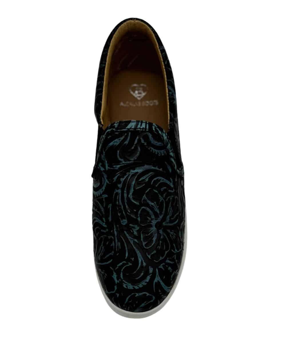 Alcala Women's Tooled Van Shoe - Image 2
