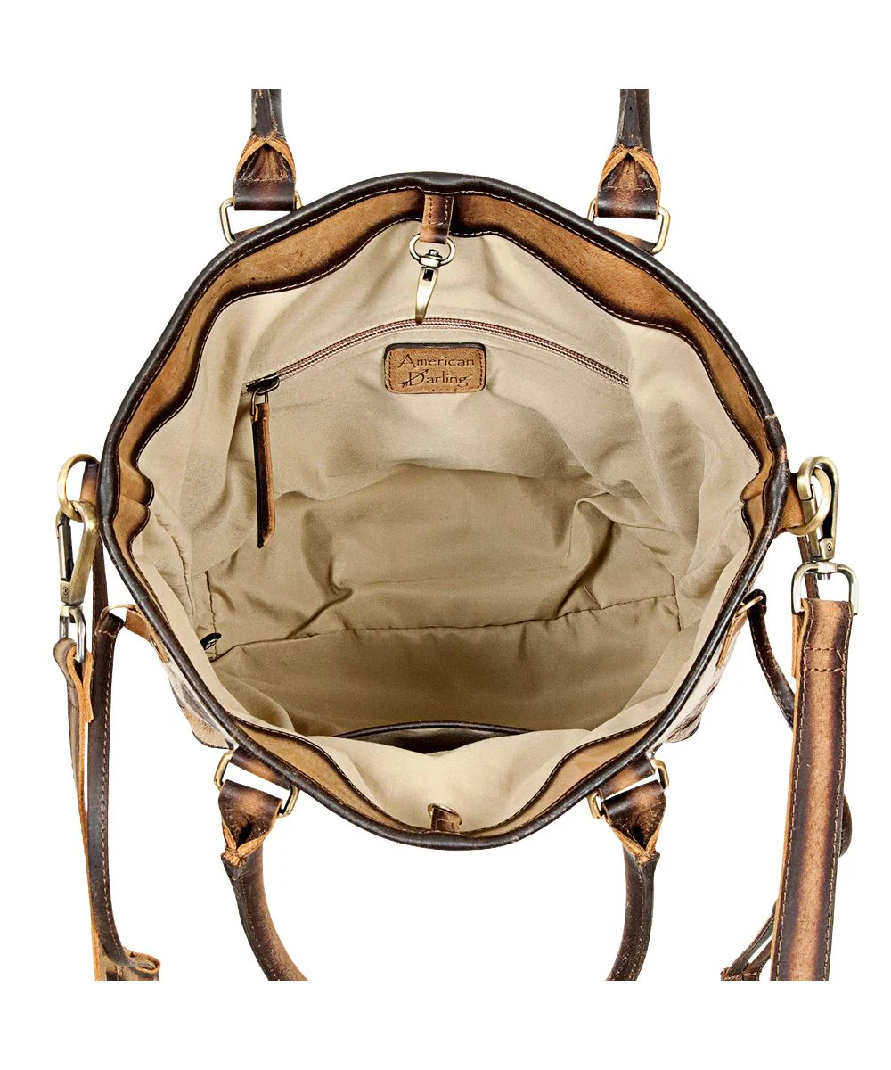 American Darling Women's Cowhide Tote - Image 3
