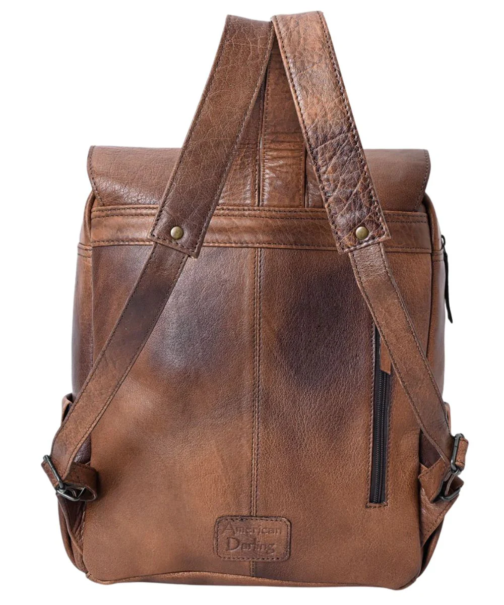 American Darling Women's Leather Backpack - Image 2