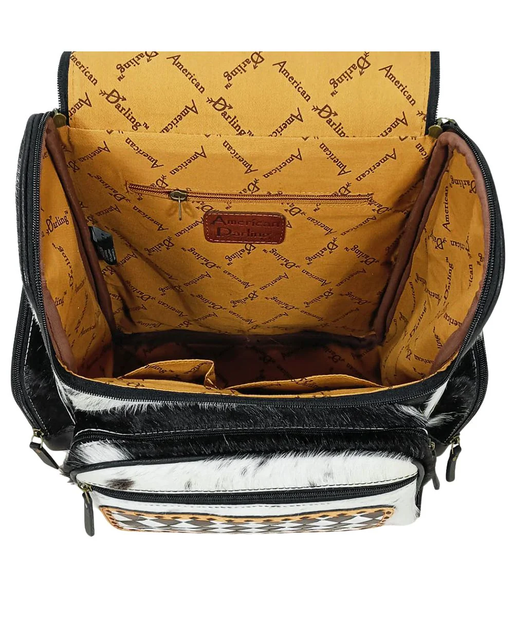 American Darling Women's Checkered Backpack - Image 3