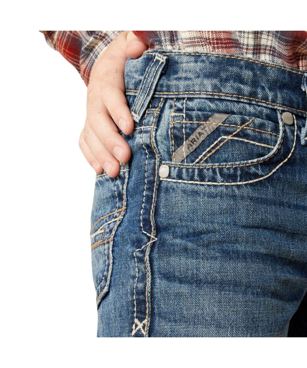 Ariat Boys' B5 Slim Lucas Straight Jean - Image 3