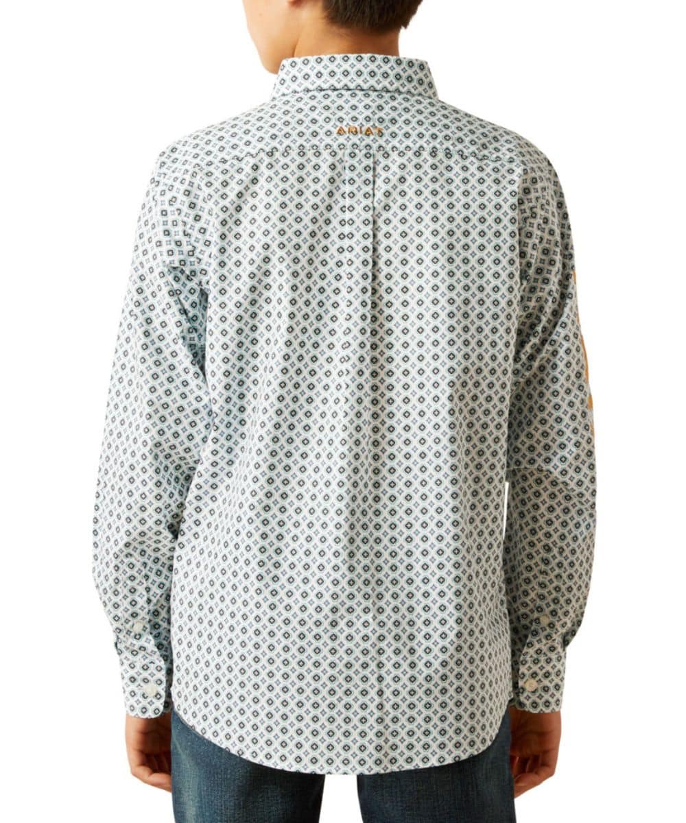 Ariat Boys' Team Franklin Button Down Shirt - Image 2