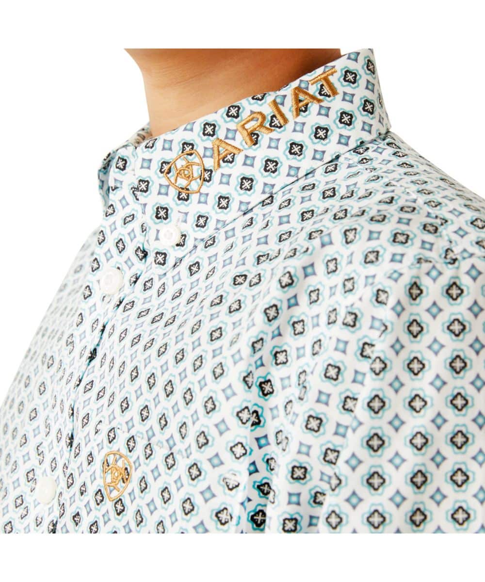 Ariat Boys' Team Franklin Button Down Shirt - Image 3