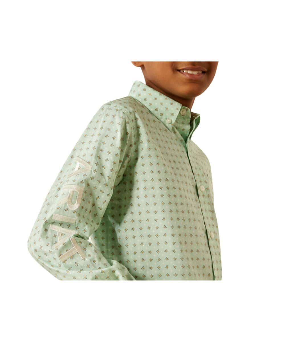 Ariat Boys' Team Pierson Button Down Shirt - Image 3