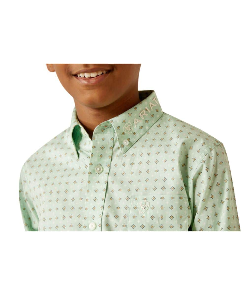 Ariat Boys' Team Pierson Button Down Shirt - Image 4