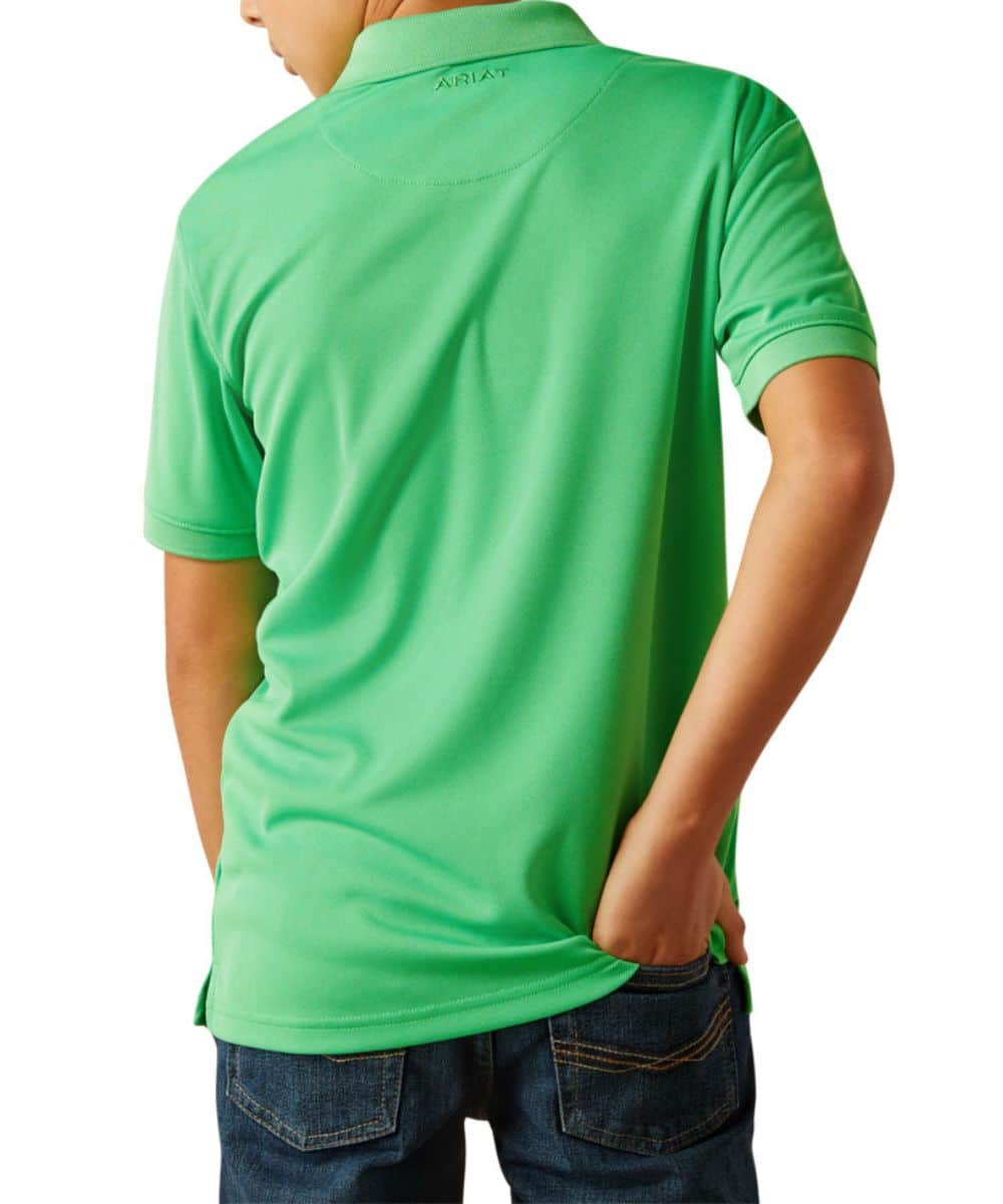 Ariat Boys' Tek Polo Shirt - Image 2