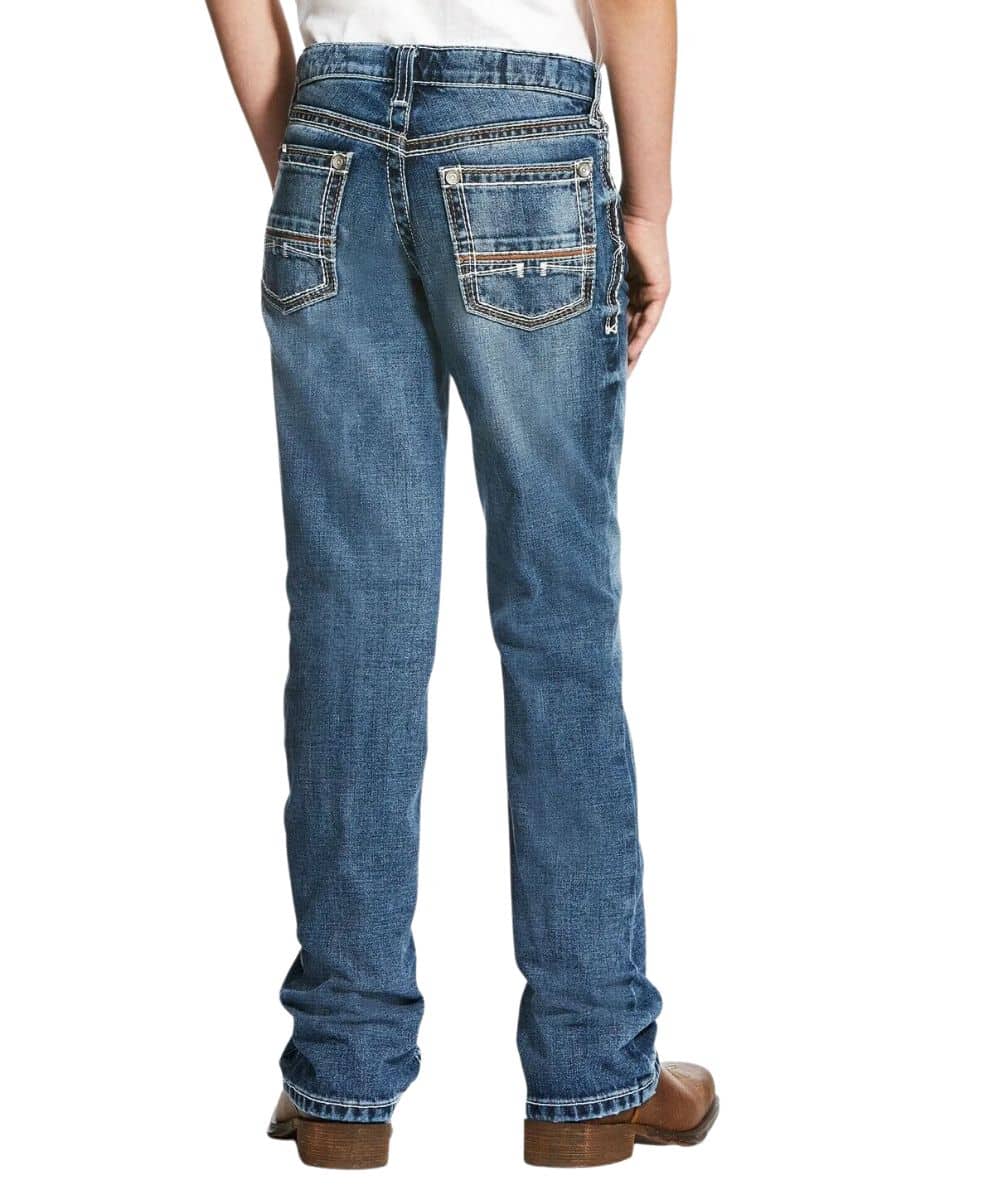 Ariat Boys' B4 Relaxed Coltrane Boot Cut Jean - Image 2