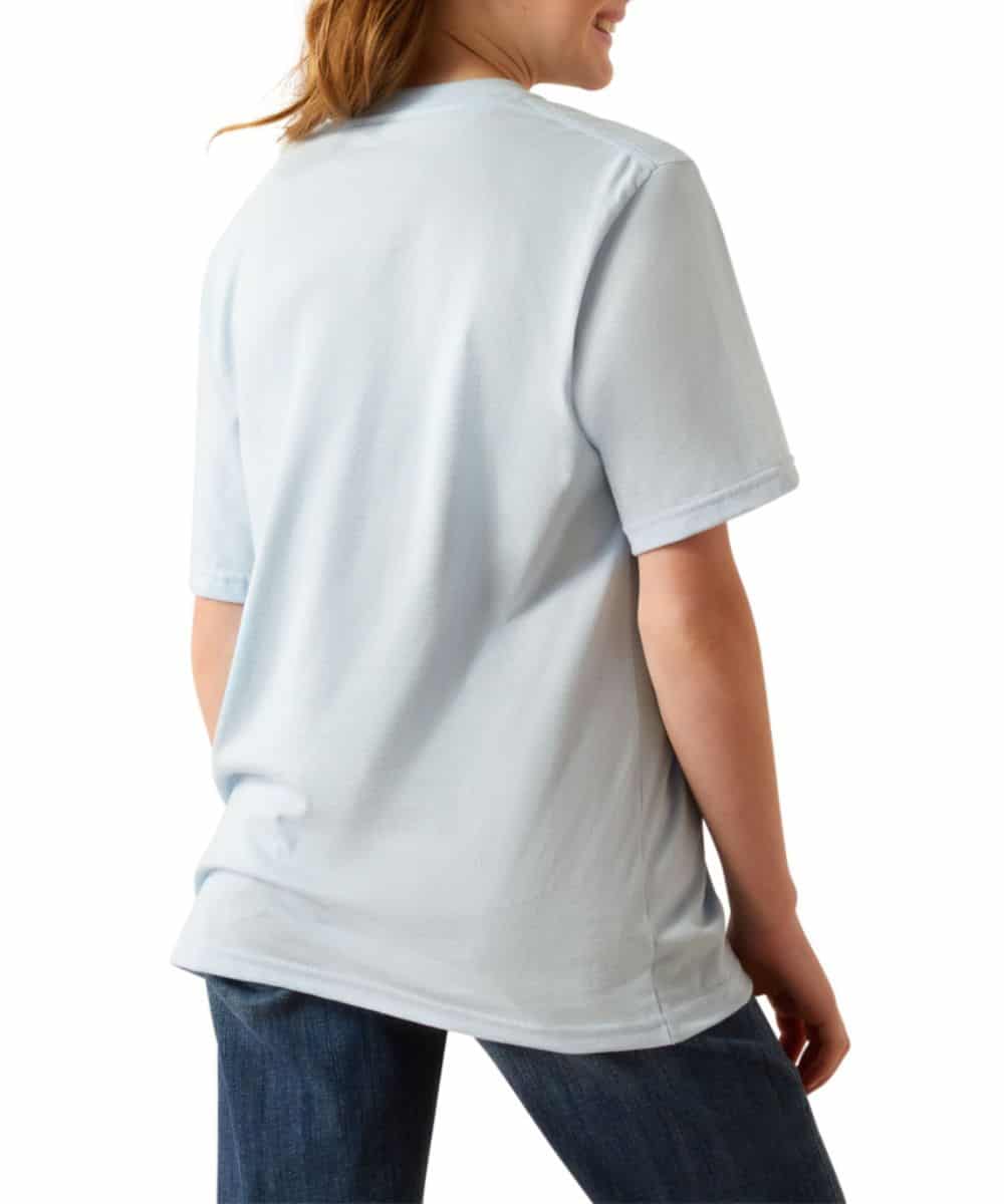 Ariat Girls' Born To Farm Tee - Image 2