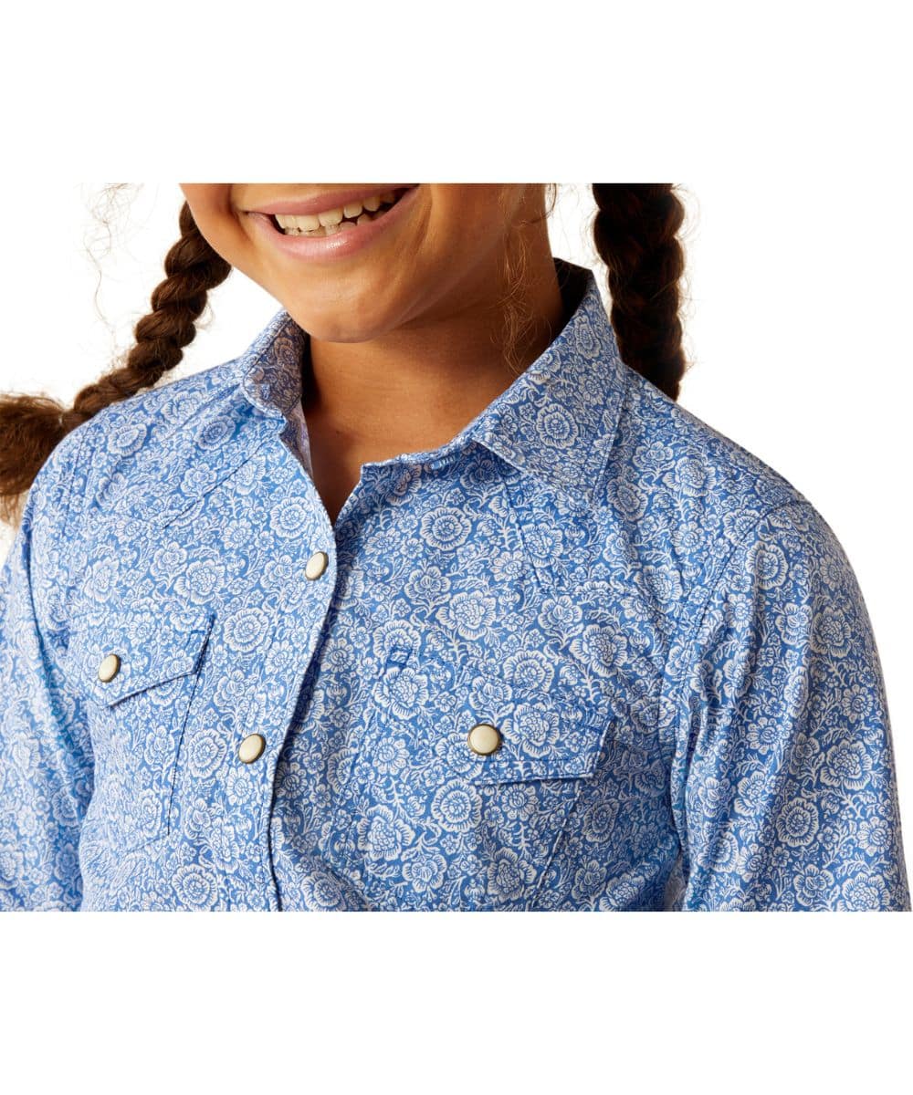 Ariat Girls' Shannon Snap Shirt - Image 3