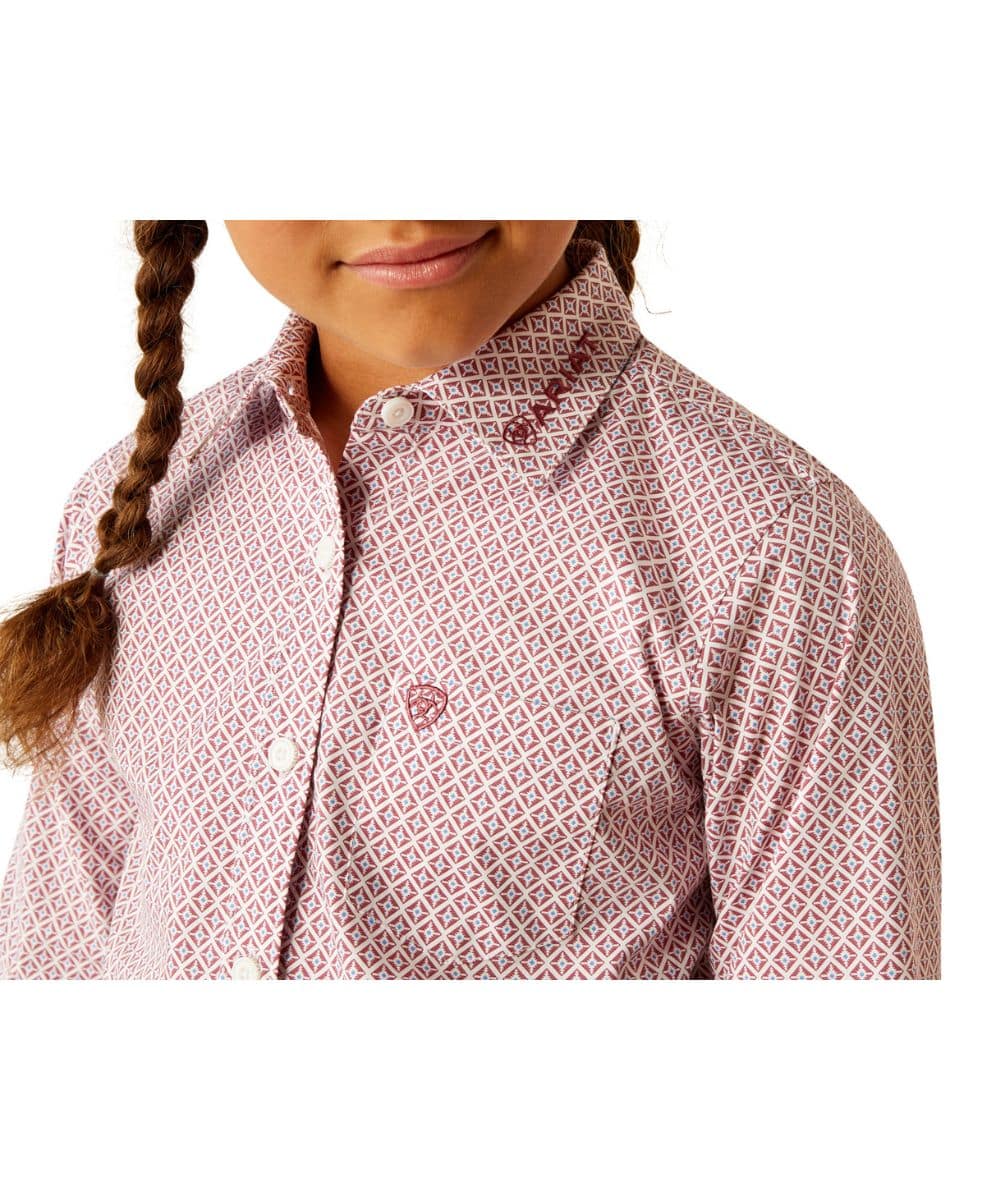 Ariat Girls' Team Kirby Button Down Shirt - Image 4