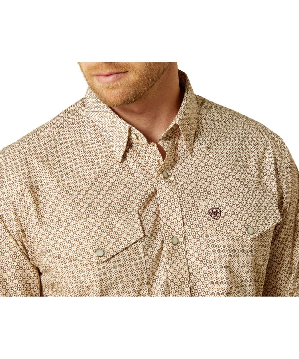 Ariat Men's Eddie Fitted Snap Shirt - Image 3