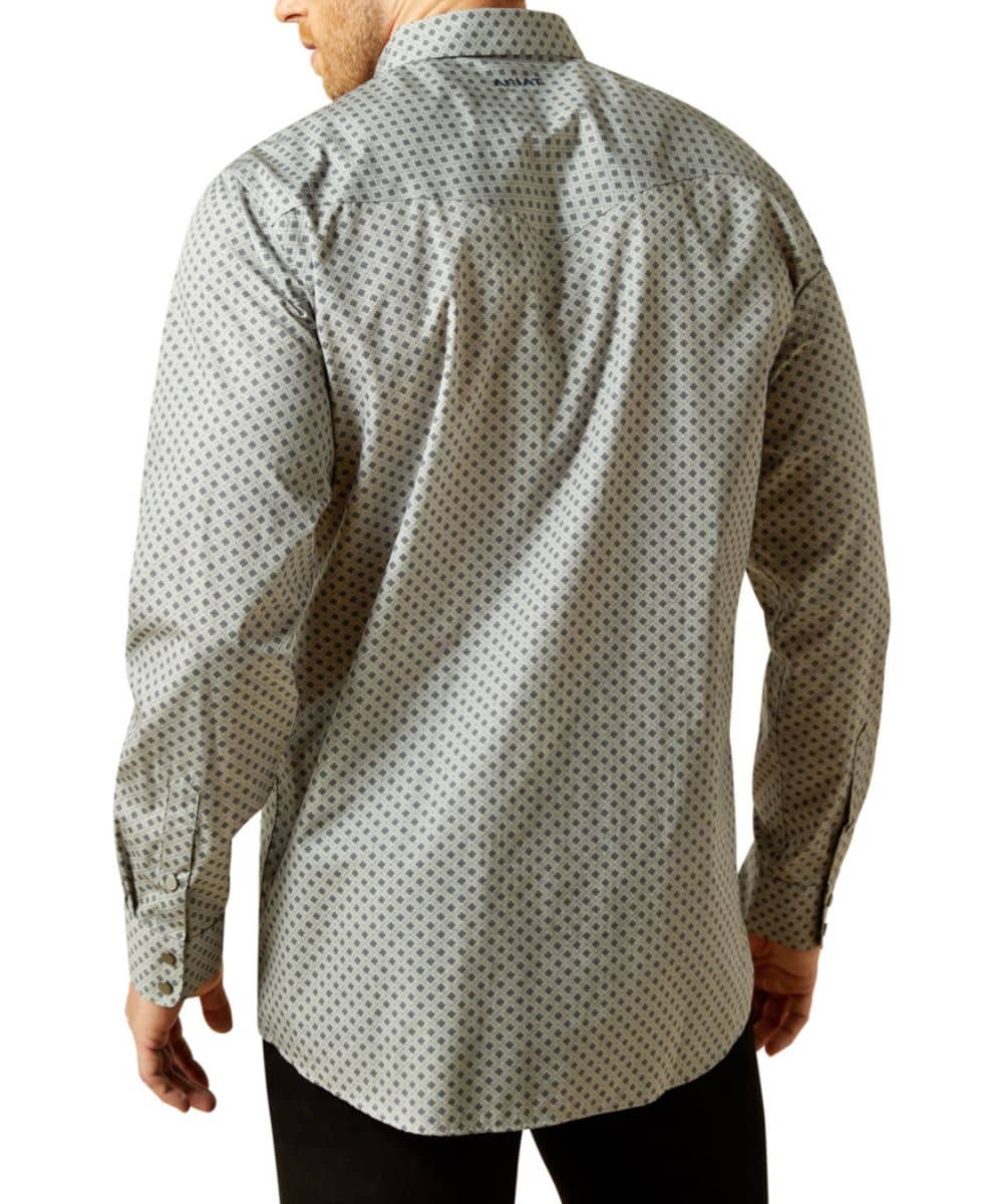 Ariat Men's Edward Fitted Snap Shirt - Image 2