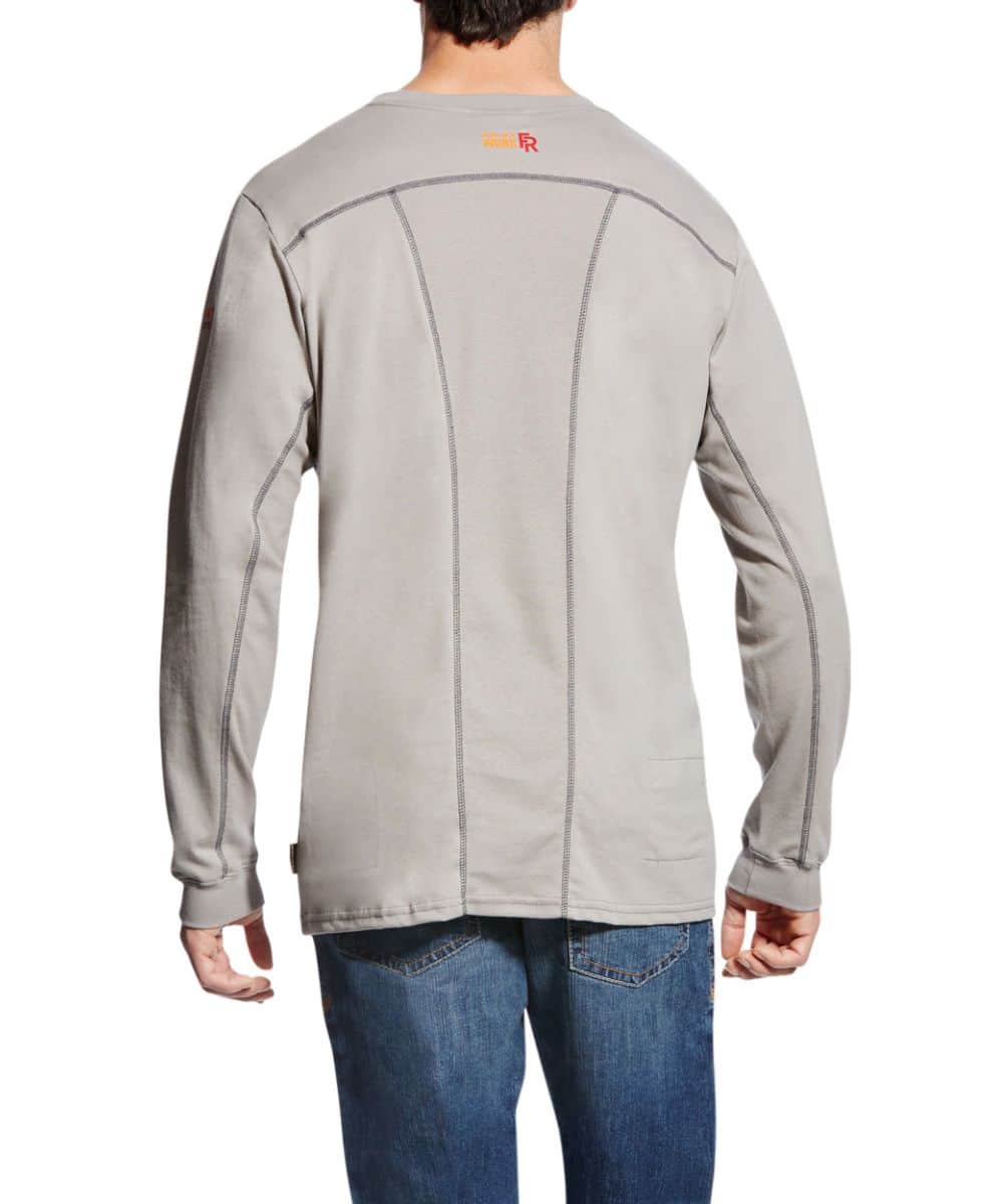Ariat Men's FR Silver Fox AC Work Tee - Image 2
