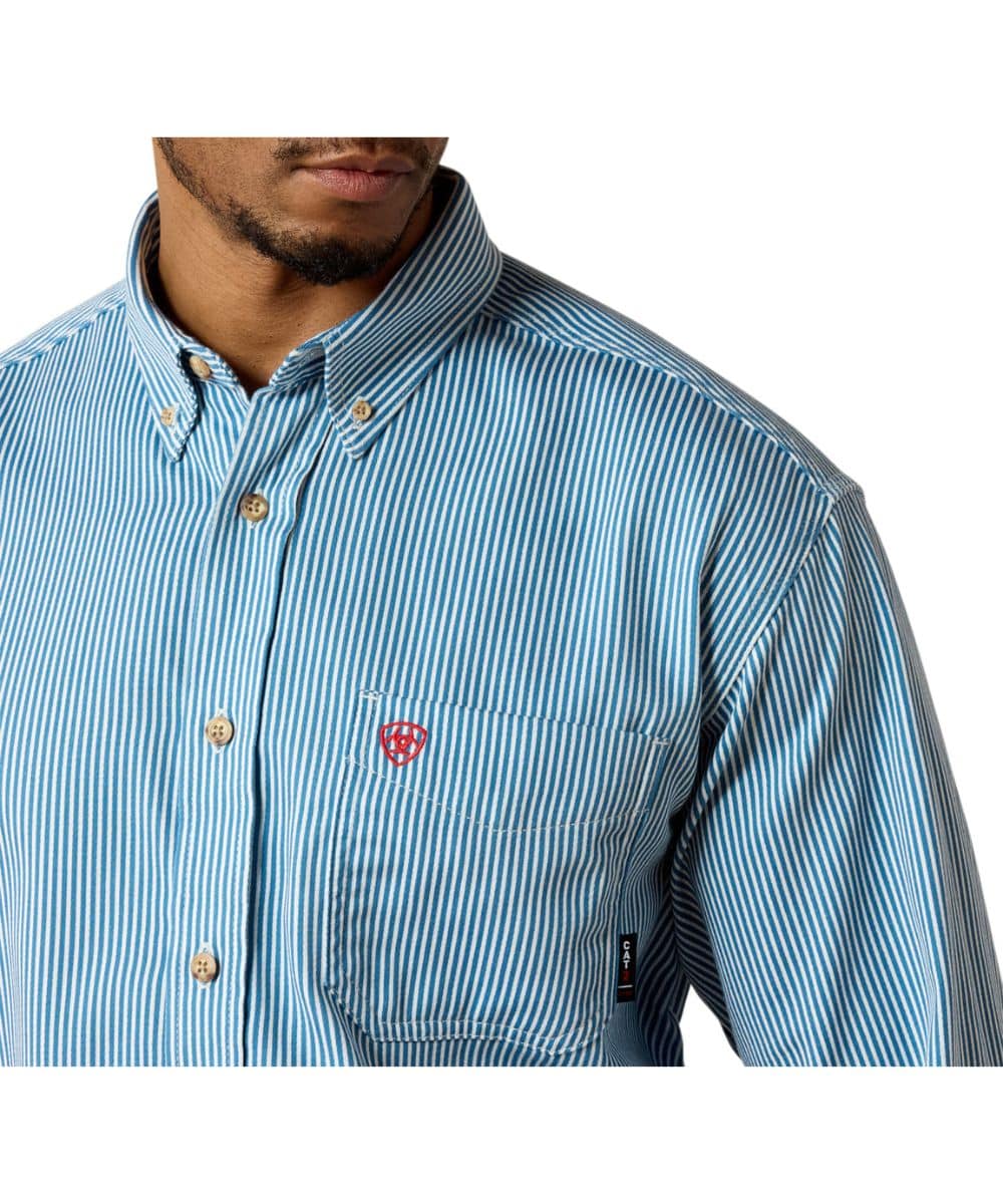 Ariat Men's FR Basic Button Down Work Shirt - Image 3