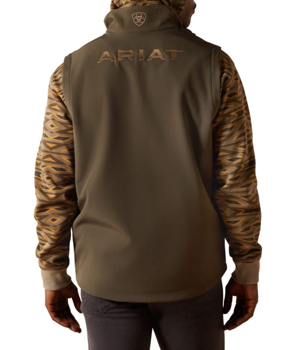 Ariat Men's Logo Softshell Vest - Image 2