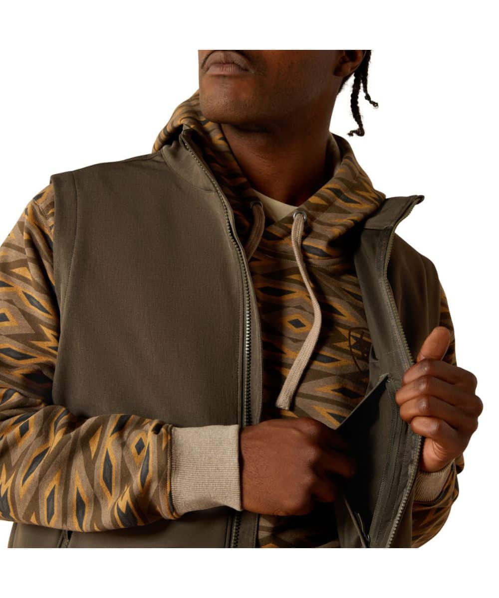 Ariat Men's Logo Softshell Vest - Image 3