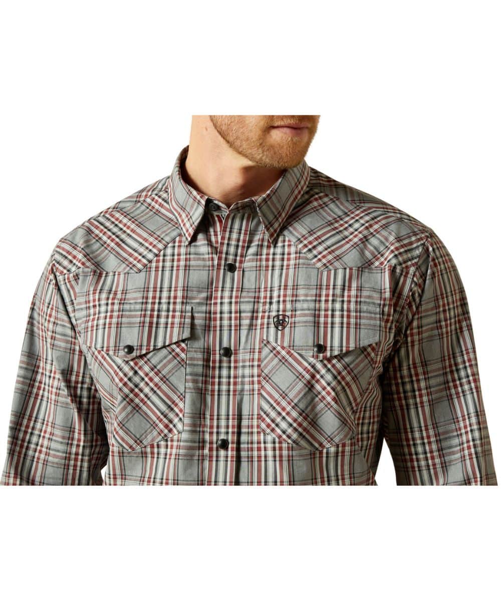 Ariat Men's Pro Series Trenton Fitted Snap Shirt - Image 3