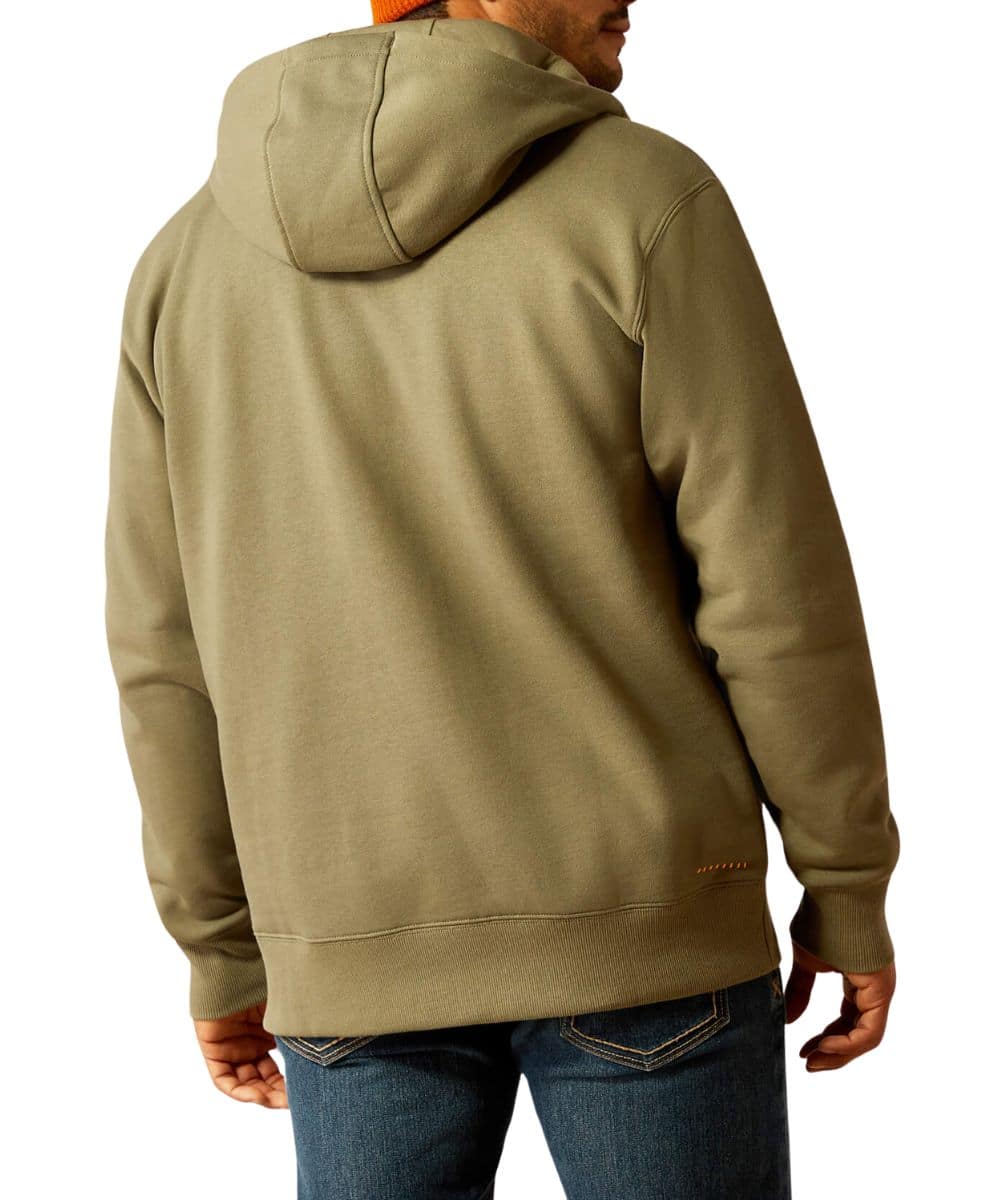 Ariat Men's Rebar 1/4 Zip Hoodie - Image 2