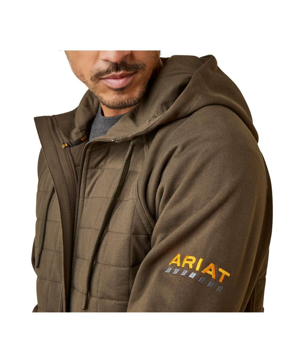 Ariat Men's Rebar Regulator Zip Hoodie - Image 3