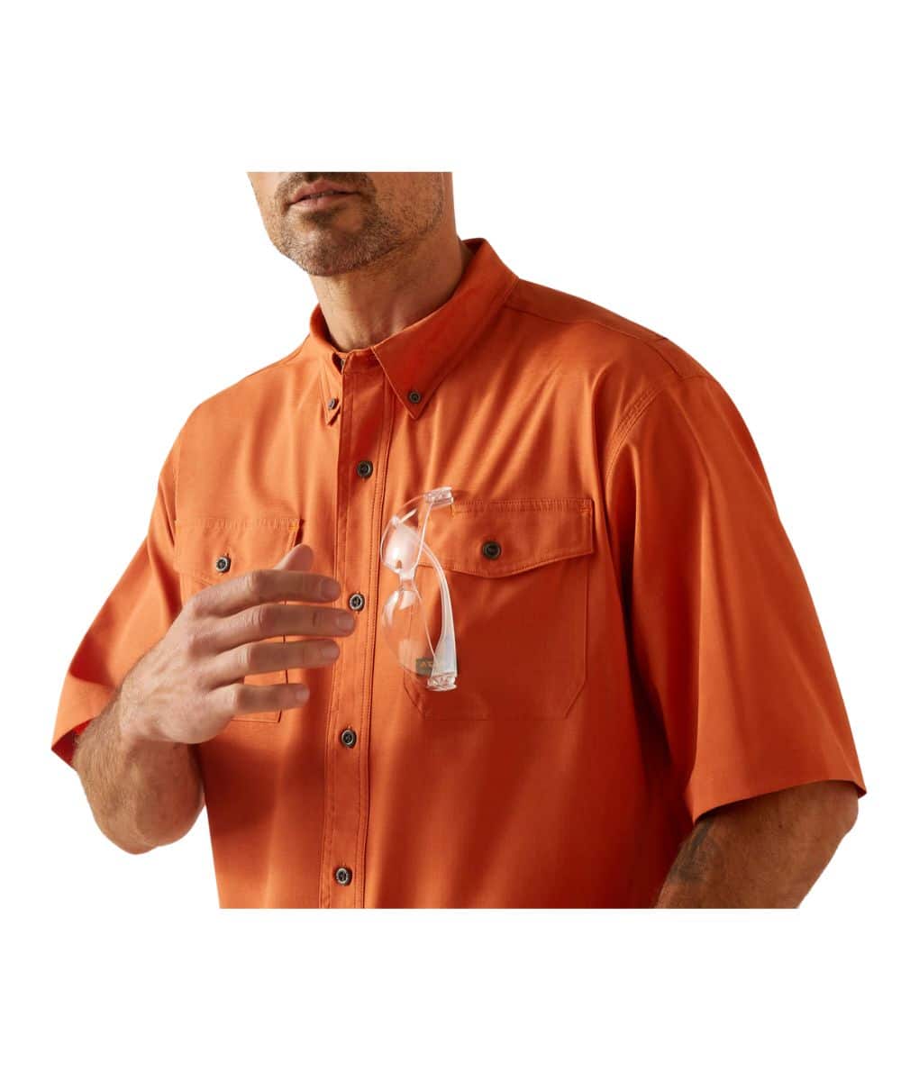 Ariat Men's Rebar VentTEK DuraStretch Work Shirt - Image 3