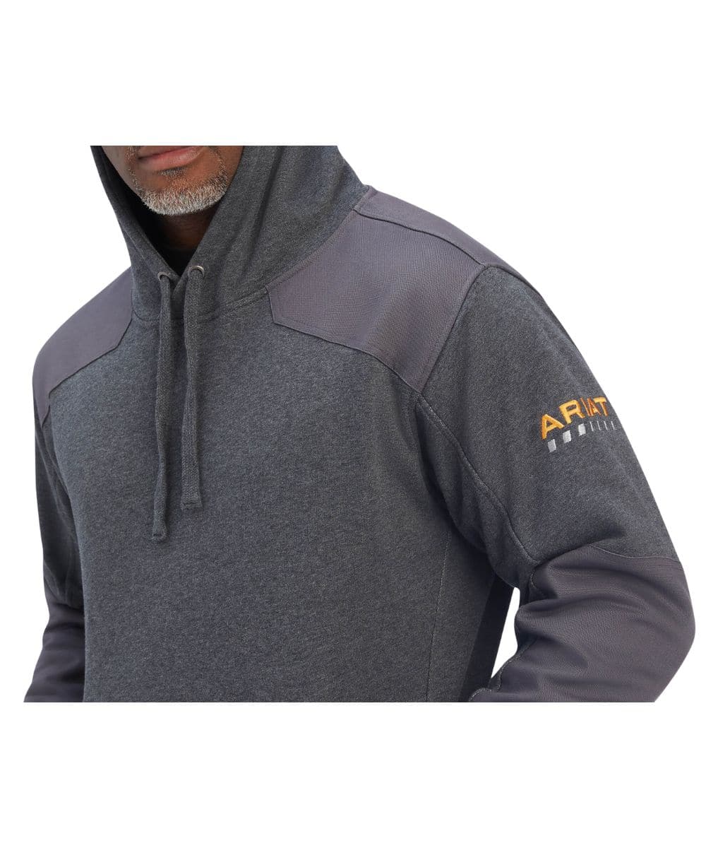 Ariat Men's Rebar Workman DuraCanvas Hoodie - Image 3