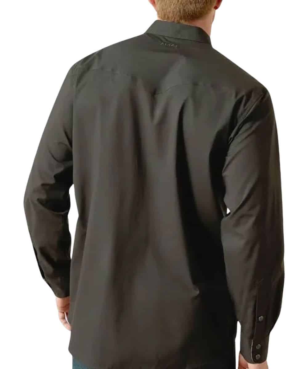 Ariat Men's Refined Slub Fitted Snap Shirt - Image 2