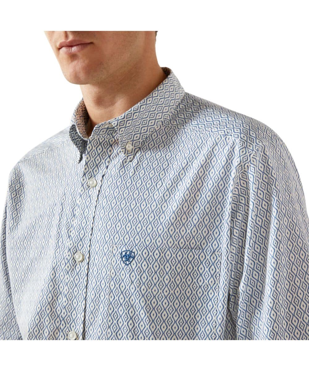 Ariat Men's Santos Fitted Button Down Shirt - Image 3