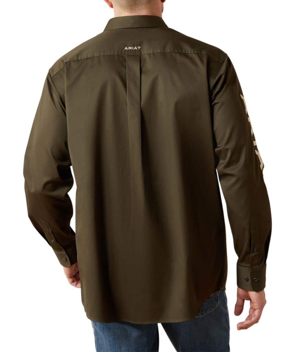 Ariat Men's Team Logo Button Down Shirt - Image 2