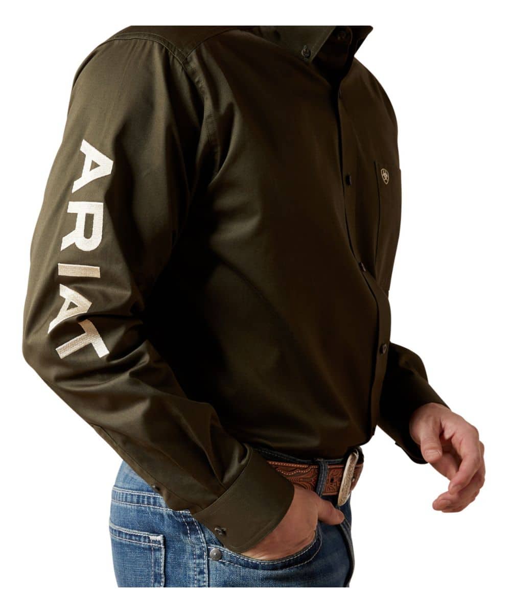 Ariat Men's Team Logo Button Down Shirt - Image 3