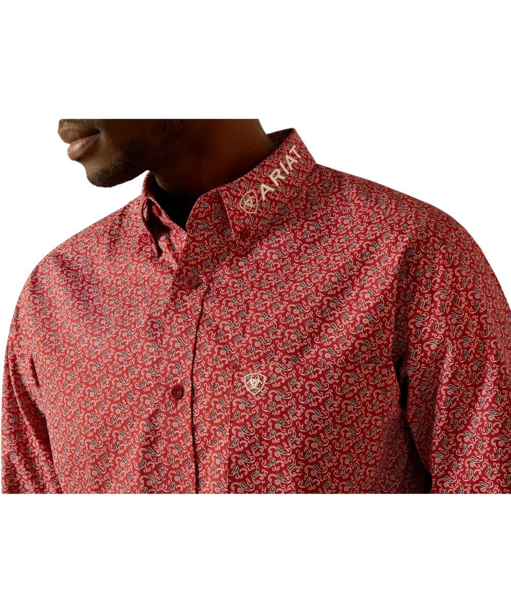 Ariat Men's Team Perl Button Down Shirt - Image 3