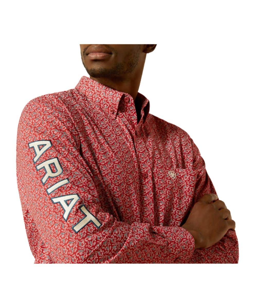 Ariat Men's Team Perl Button Down Shirt - Image 4