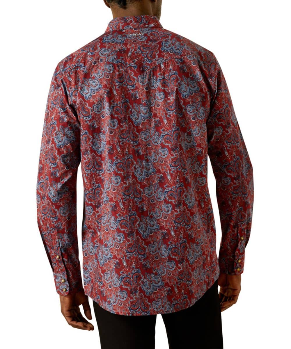 Ariat Men's Tyrone Fitted Snap Shirt - Image 2