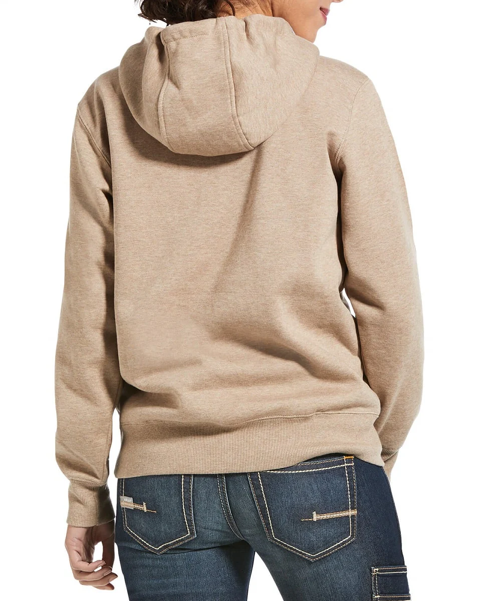 Ariat Women's Rebar Skill Set 1/2 Zip Hoodie - Image 2