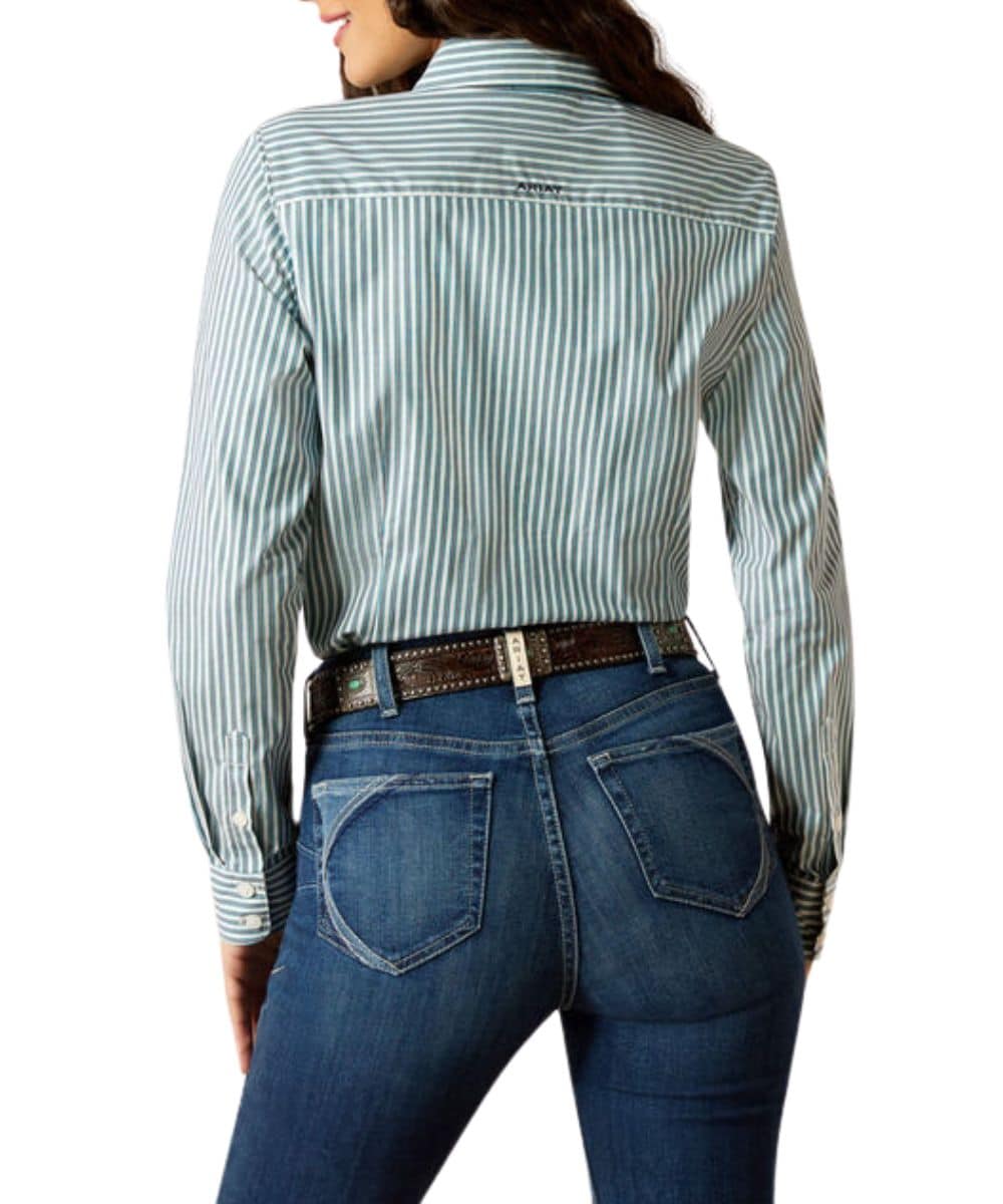 Ariat Women's Capri Striped Kirby Button Down Shirt - Image 2