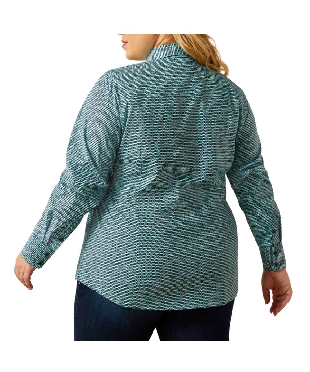 Ariat Women's Odina Geometric Kirby Button Down Shirt - Image 2