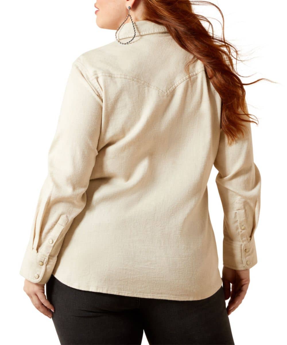 Ariat Women's Papyrus Western Snap Shirt - Image 2