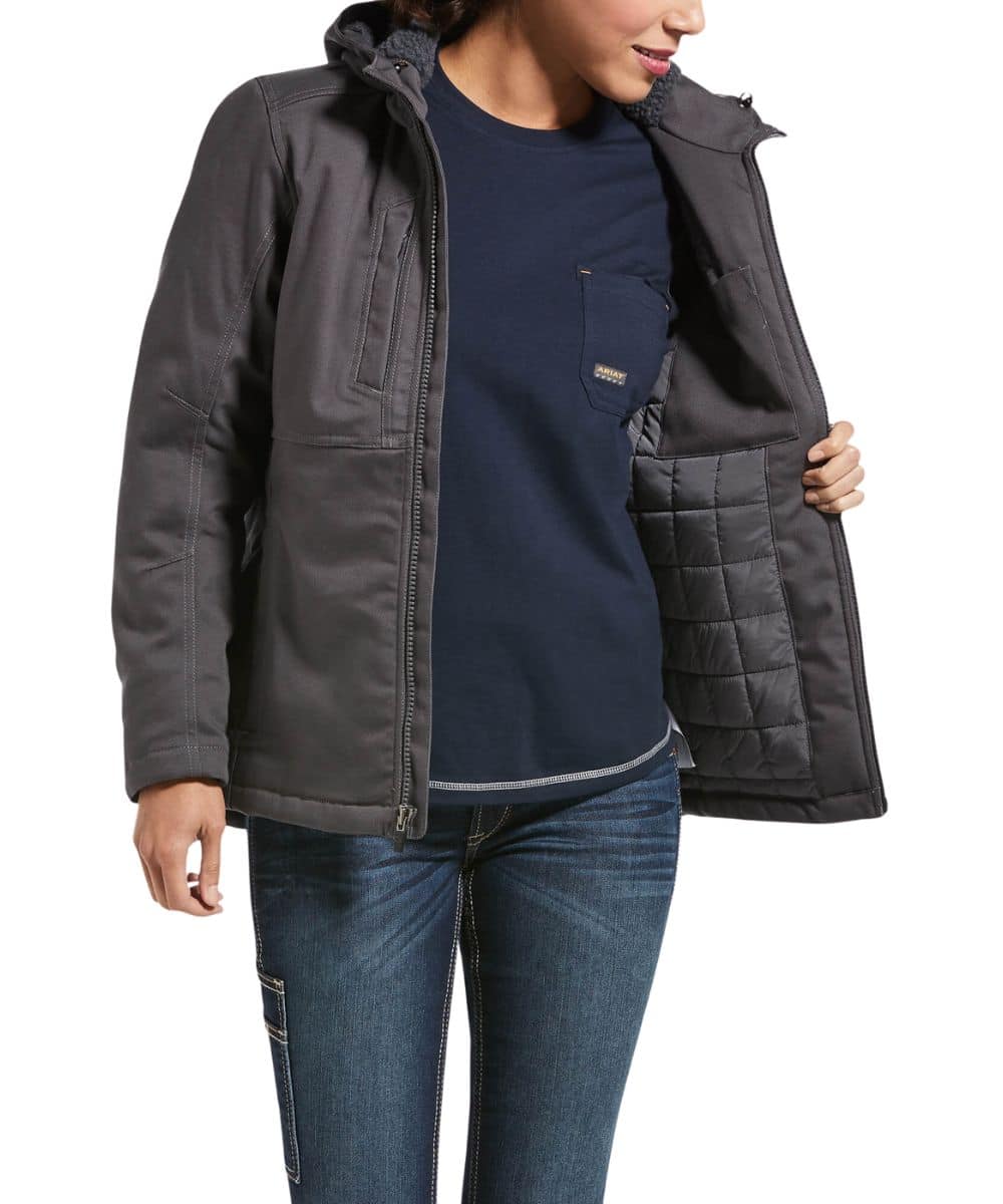 Ariat Women's Rebar DuraCanvas Insulated Jacket - Image 3