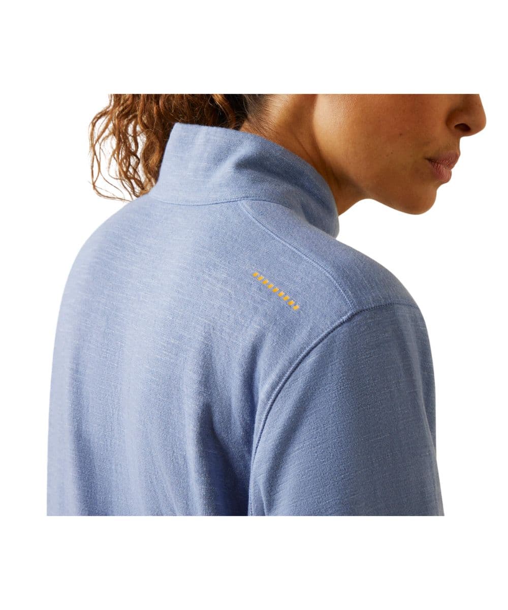 Ariat Women's Rebar Foundation 1/4 Zip Shirt - Image 3