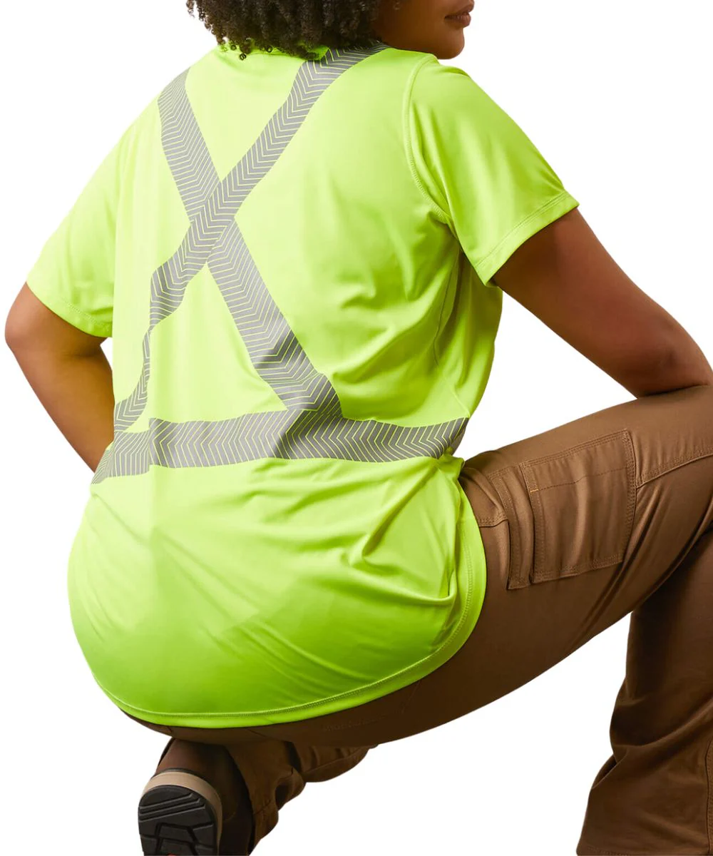Ariat Women's Rebar Hi-Vis ANSI Tee - Image 2