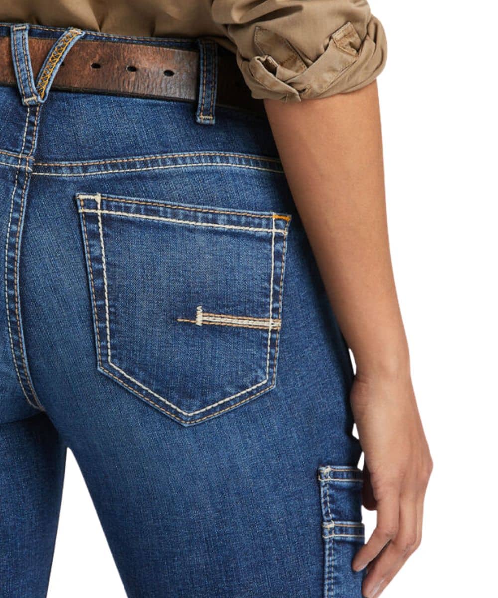 Ariat Women's Rebar Work Flex Riveter Boot Cut Jean - Image 3