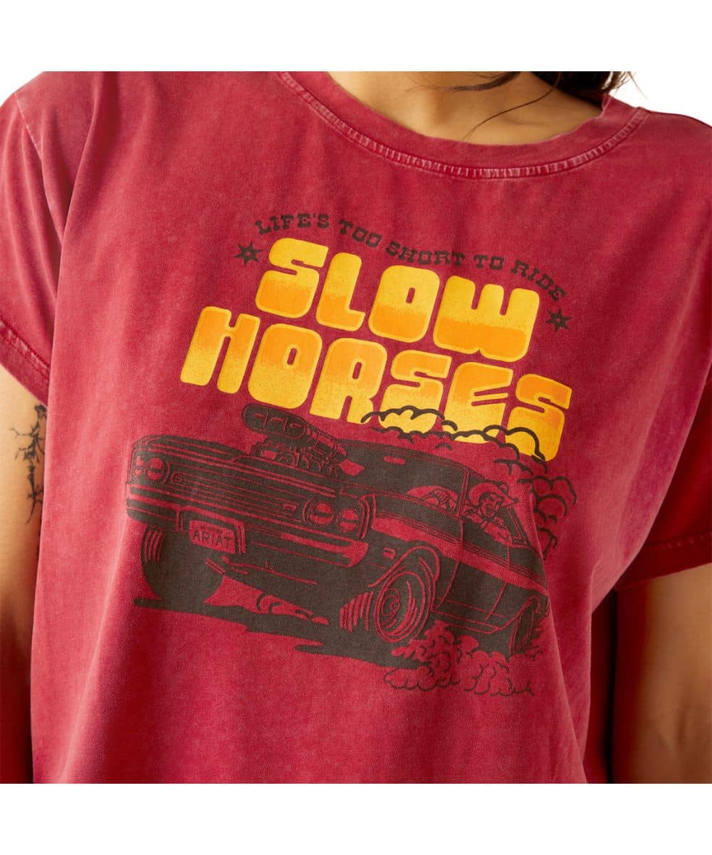 Ariat Women's Sendero Slow Horses Tee - Image 3