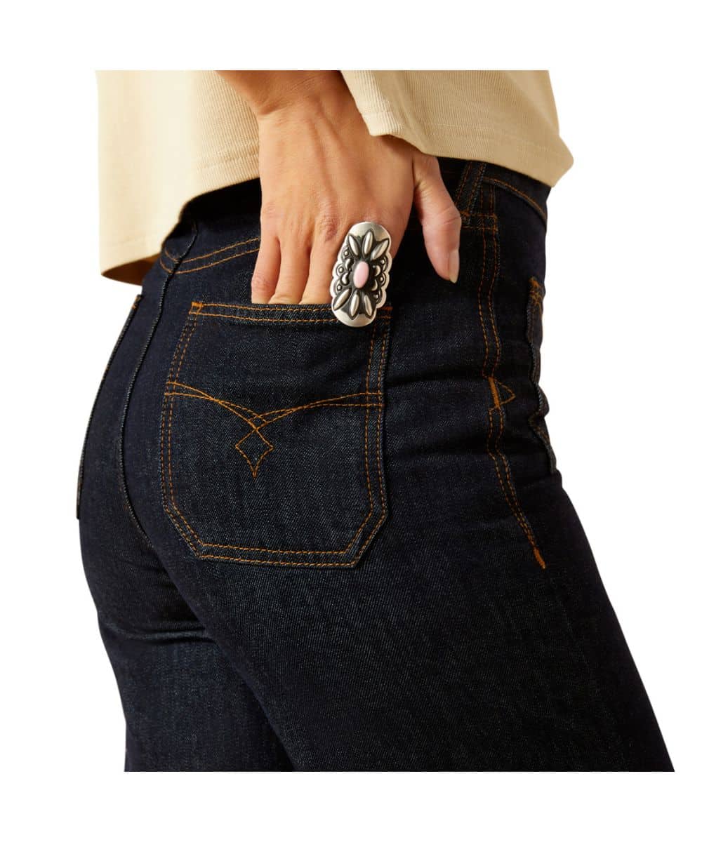 Ariat Women's Tomboy Western Utility Wide Leg Jean - Image 4