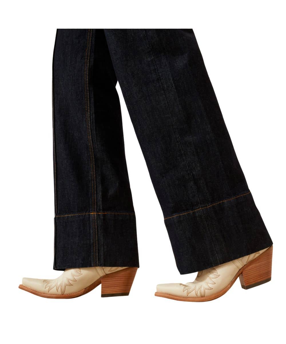 Ariat Women's Tomboy Western Utility Wide Leg Jean - Image 5