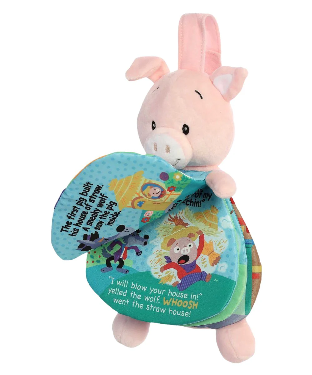 Aurora Ebba 3 Little Pigs Plush Book - Image 2