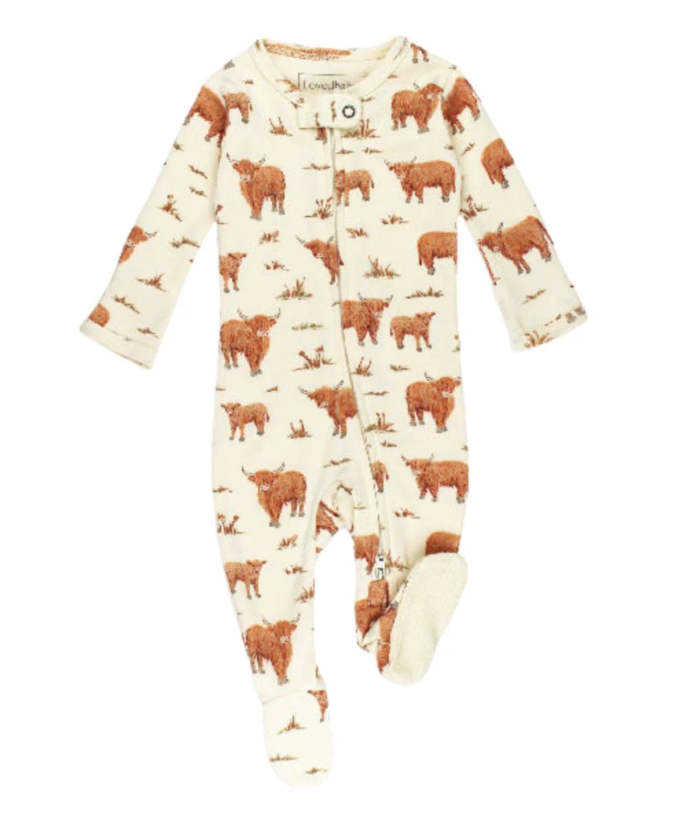 L'oved Baby Infant Highland Footie Onesie - Image 2
