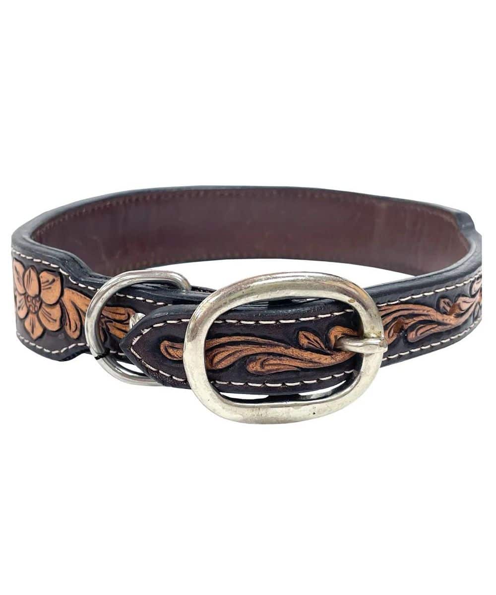 Bar H Equine Floral Justine Beaded Dog Collar - Image 3