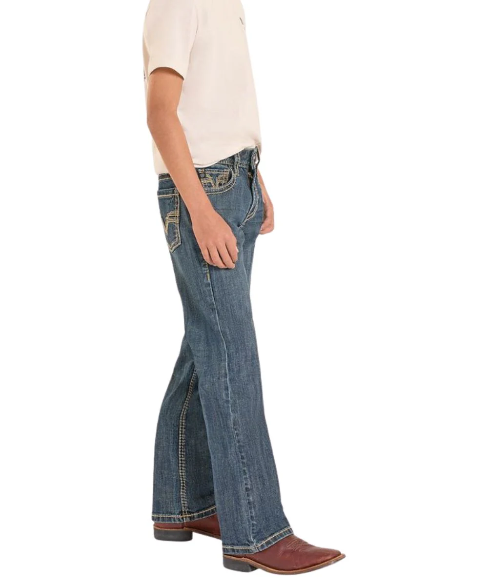 Rock & Roll Denim Boys' ReFlex Boot Cut Jean - Image 3